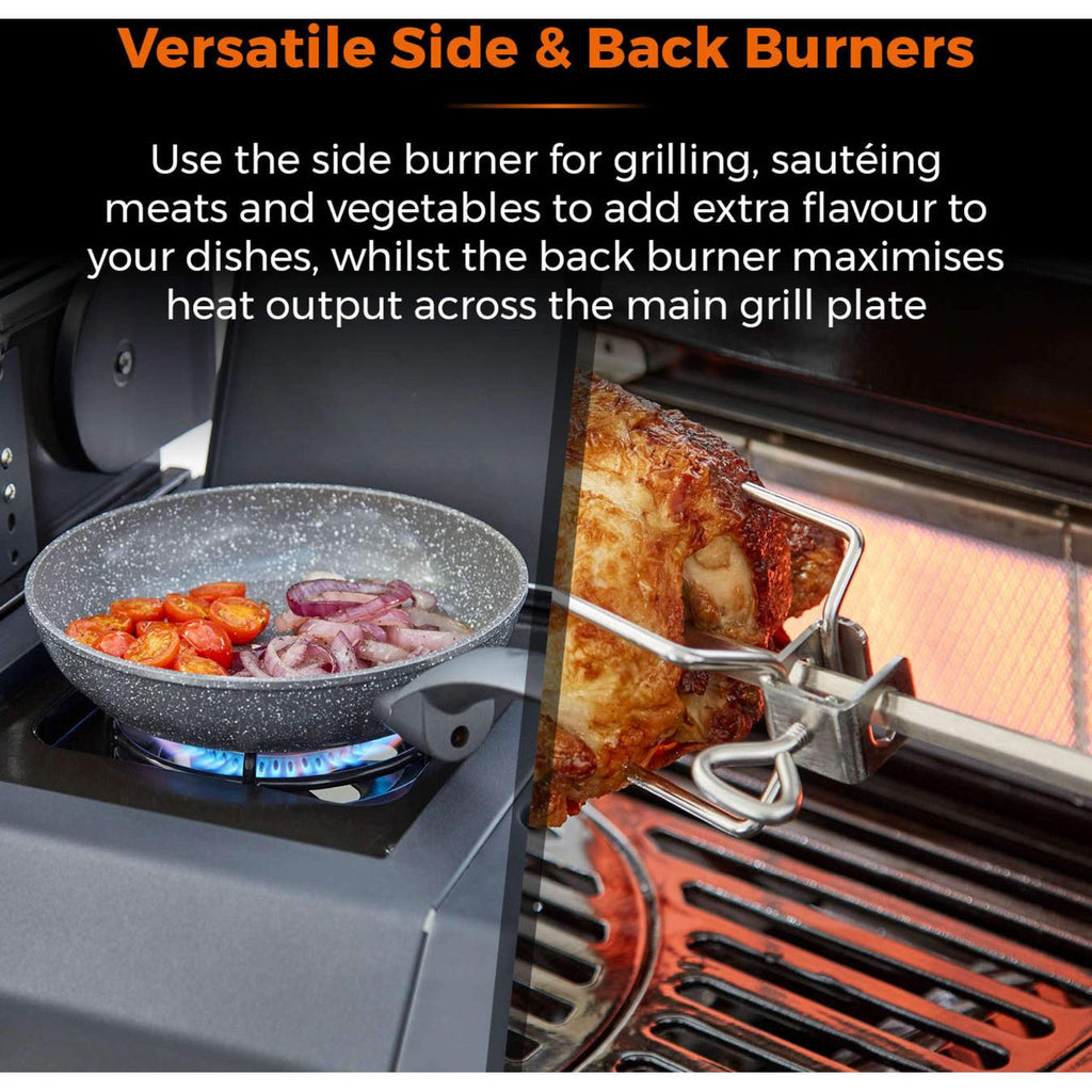 Tower Stealth Pro Gas Barbecue - Black