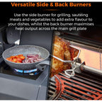 Tower Stealth Pro Gas Barbecue - Black