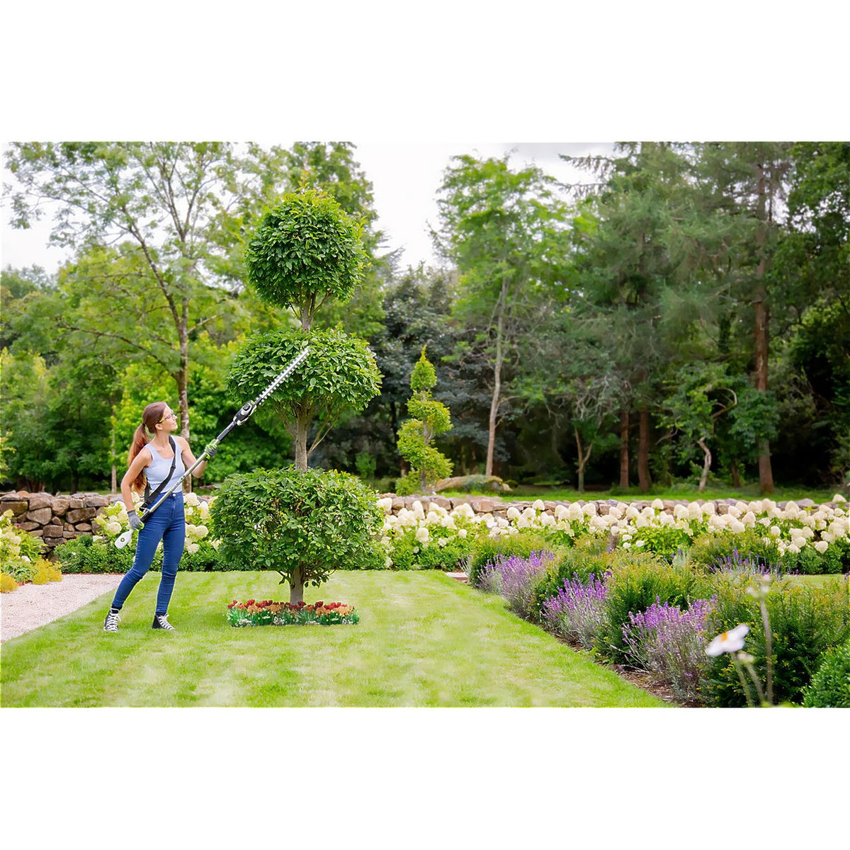 Gtech HT50 Hedge Trimmer - Green / Silver