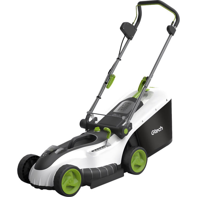 Gtech CLM50 Cordless Lawn Mower - Green / White Hover Image