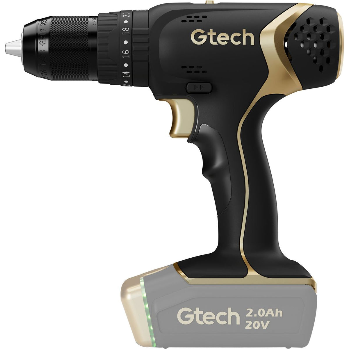 Gtech Cordless Combi Drill - Black / Gold