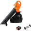 Flymo 18V EasiBlowVac KIT 4.0 Leaf Blower and Vacuum - Orange