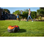 Flymo UltraLife 800 Robotic Lawn Mower - Sunset Orange