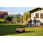 Flymo UltraLife 800 Robotic Lawn Mower - Sunset Orange
