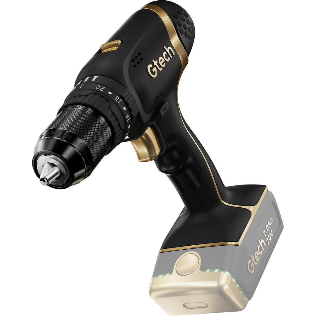 Gtech Cordless Combi Drill - Black / Gold