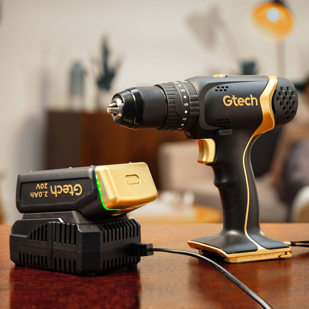Gtech Cordless Combi Drill - Black / Gold