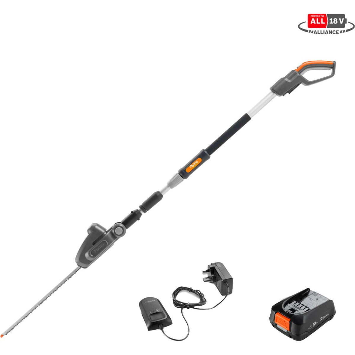 Flymo 18V UltraCut Reach 420 KIT 2.5 Hedge Trimmer - Grey
