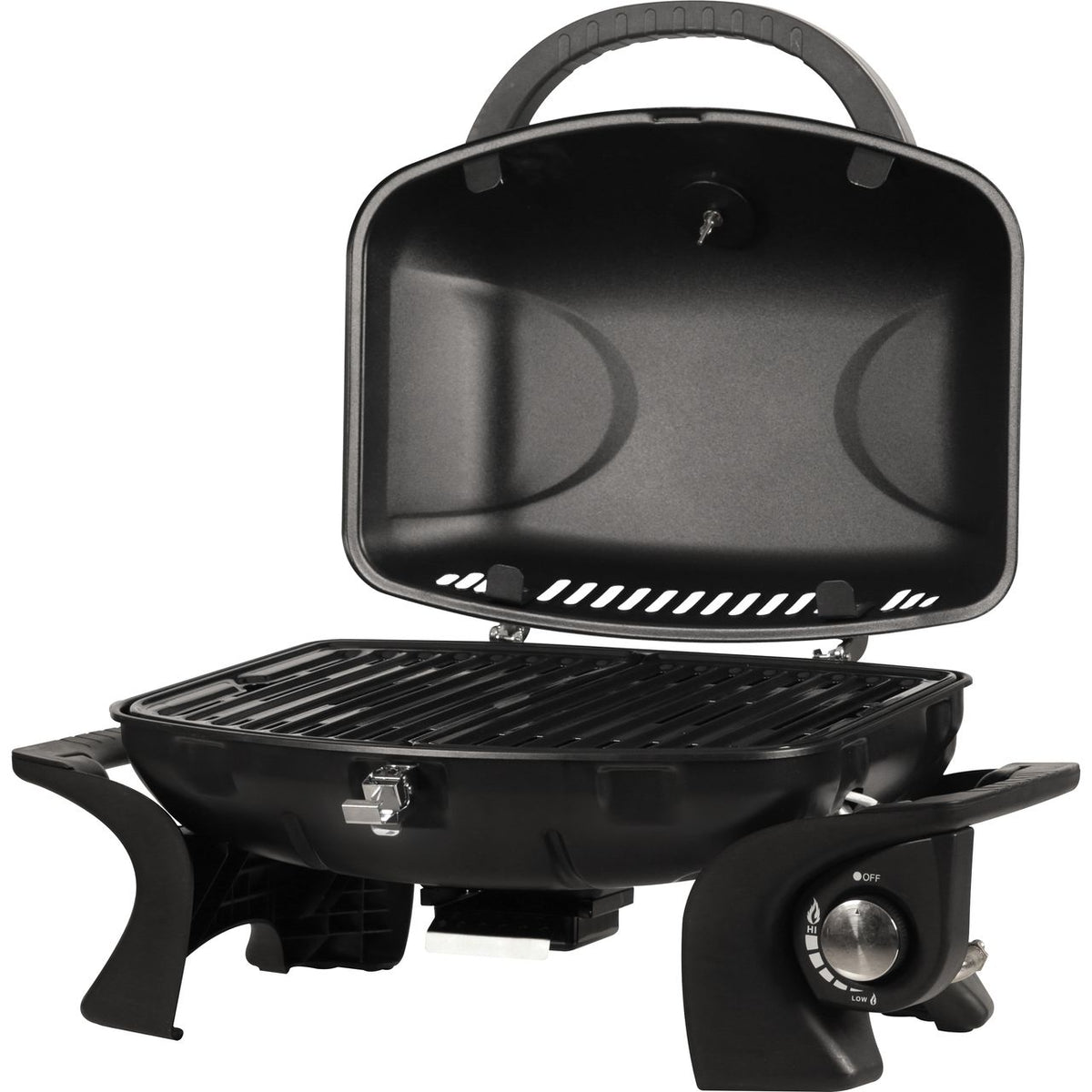 George Foreman Portable 1 Burner Gas Barbecue - Black