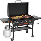 Blackstone 36in Griddle with Hood Gas Barbecue - Black