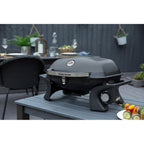 George Foreman Portable 1 Burner Gas Barbecue - Black