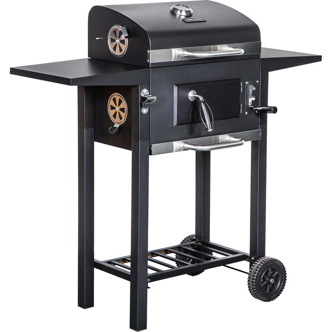 George Foreman Large Charcoal Barbecue - Black Main Image