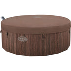 Lay-Z-Spa Toronto ThermaCore™ UltraFit™ AirJet™ Hot Tub - Dark Wood Effect