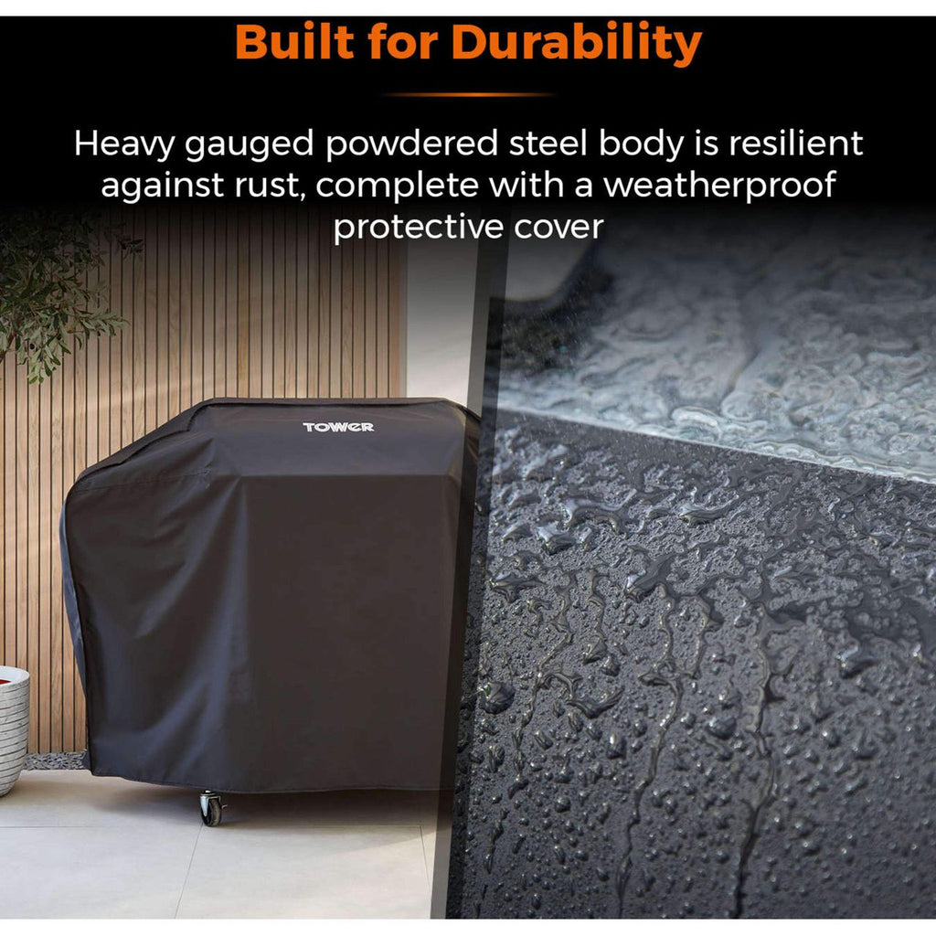 Tower Stealth Pro Gas Barbecue - Black