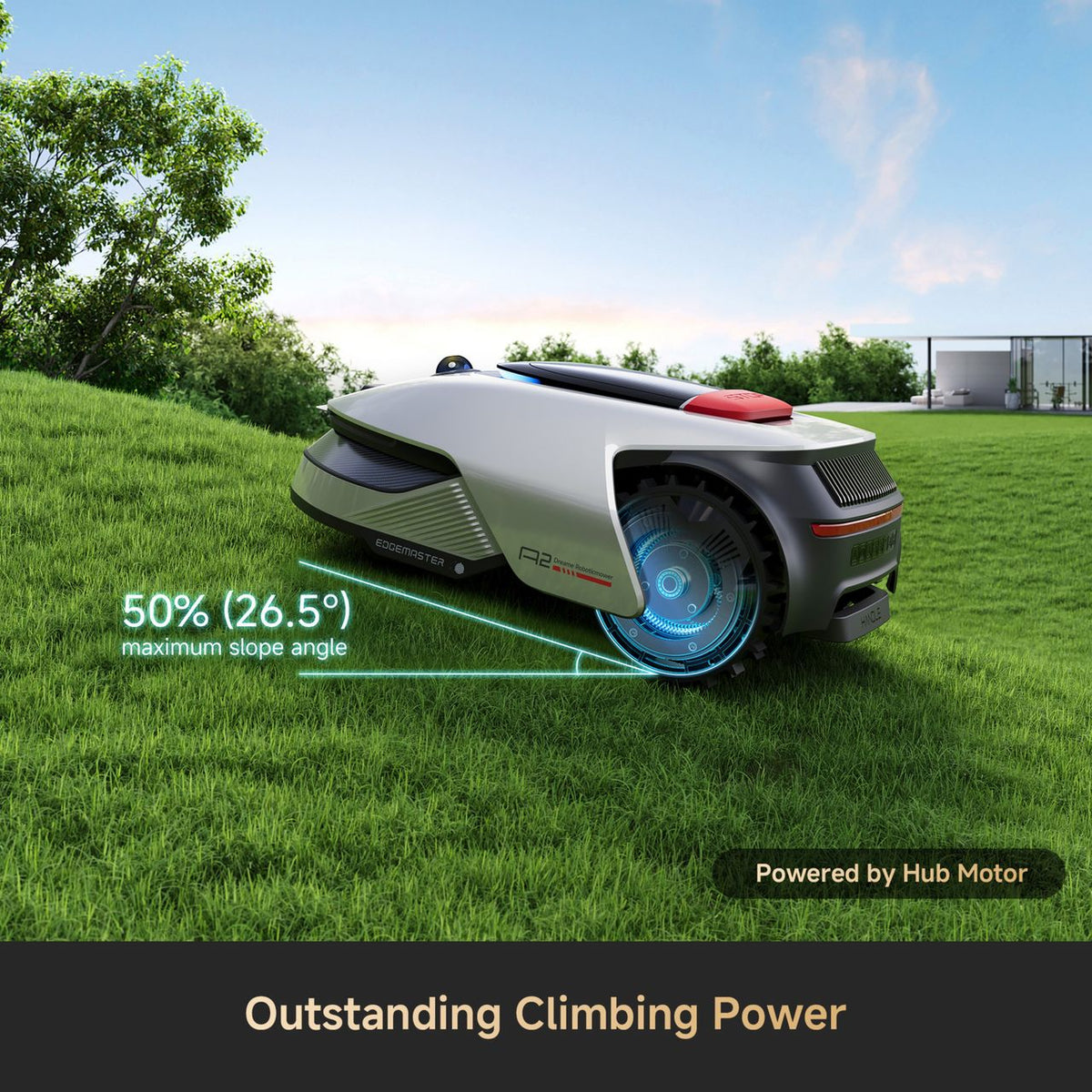 Dreame A2 Robotic Lawn Mower - Black / Grey