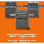 Tower 4 Burner T978526COV Barbecue Accessory - Black