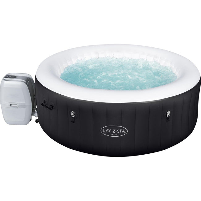 Lay-Z-Spa Miami AirJet™ Hot Tub - Black Hover Image