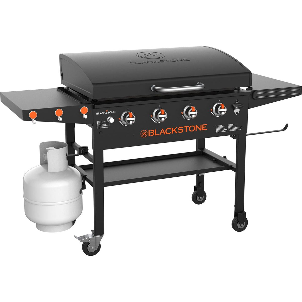 Blackstone 36in Griddle with Hood Gas Barbecue - Black