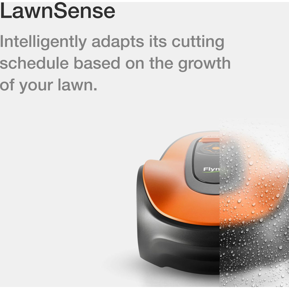 Flymo EasiLife GO 500 Robotic Lawn Mower - Black / Orange