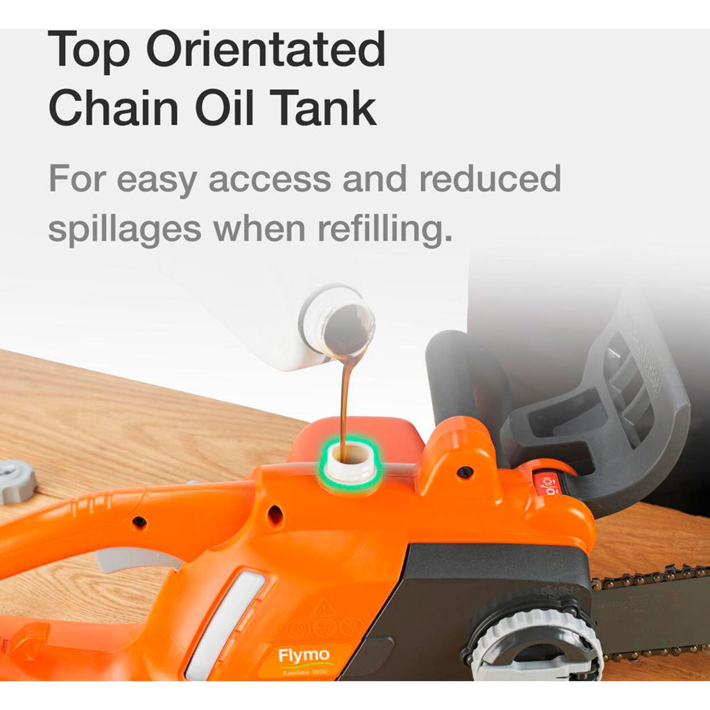 Flymo EasiSaw 350E Chainsaw - Sunset Orange