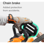 Flymo 18V EasiSaw 250 KIT 4.0 Chainsaw - Orange