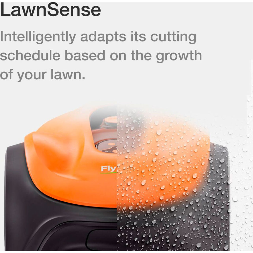 Flymo UltraLife 800 Robotic Lawn Mower - Sunset Orange