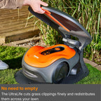 Flymo ULTRALIFE 1500 Robotic Lawn Mower - Orange