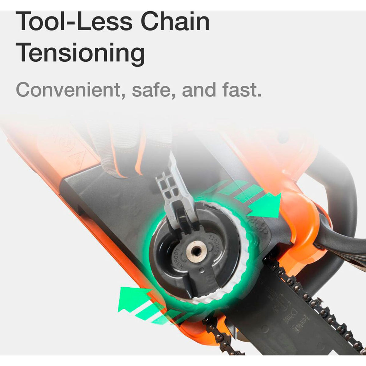 Flymo EasiSaw 350E Chainsaw - Sunset Orange