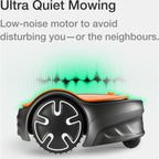 Flymo EasiLife GO 500 Robotic Lawn Mower - Black / Orange