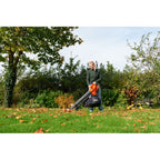 Flymo 18V EasiBlowVac KIT 4.0 Leaf Blower and Vacuum - Orange