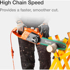 Flymo EasiSaw 350E Chainsaw - Sunset Orange