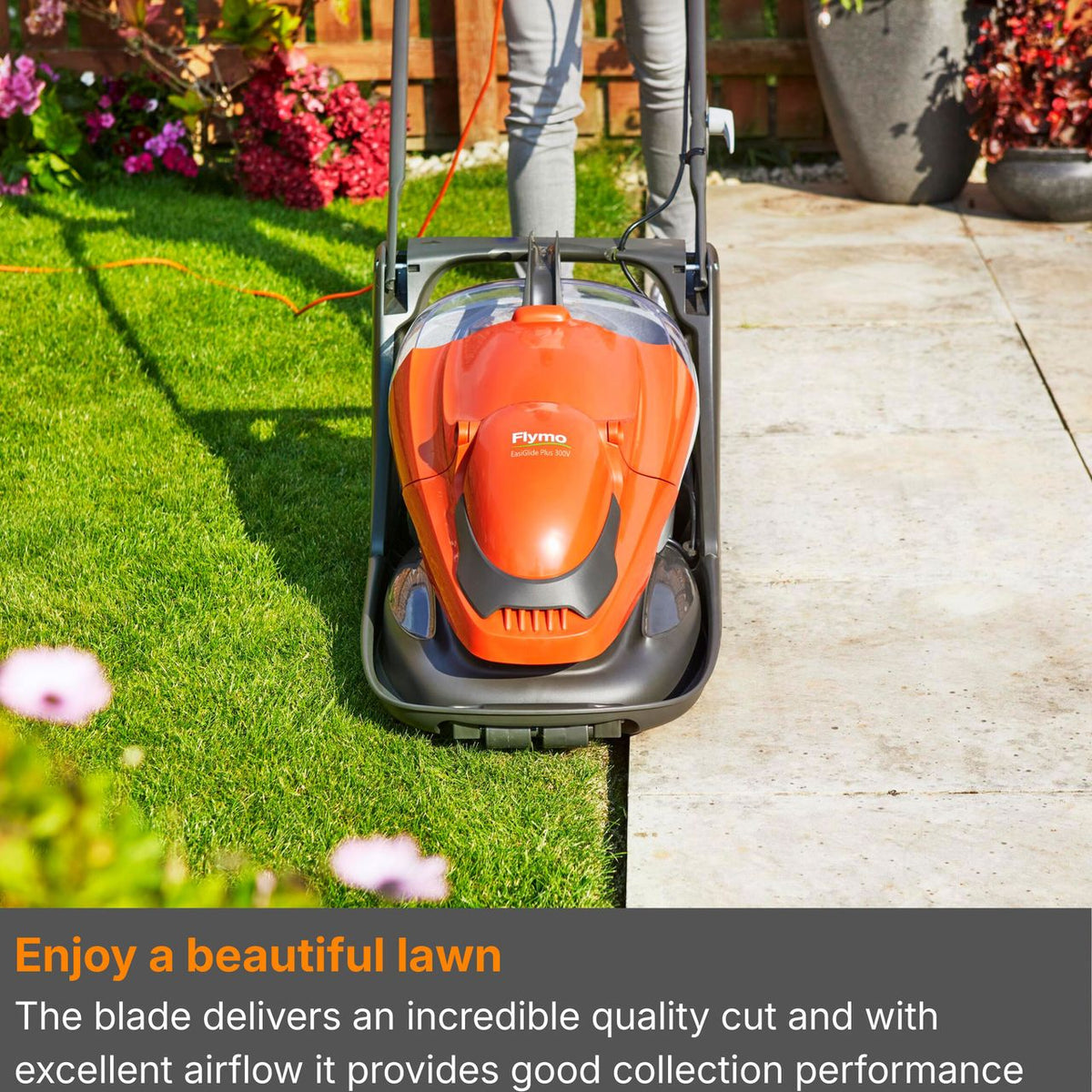 Flymo EasiGlide Plus 360V - Grass Trimmer - Orange
