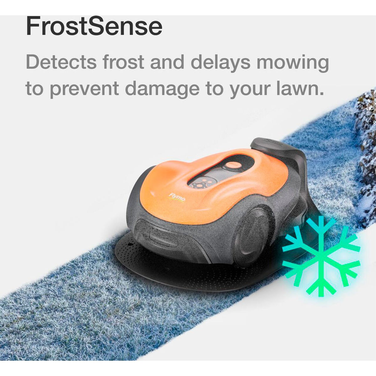 Flymo UltraLife 800 Robotic Lawn Mower - Sunset Orange