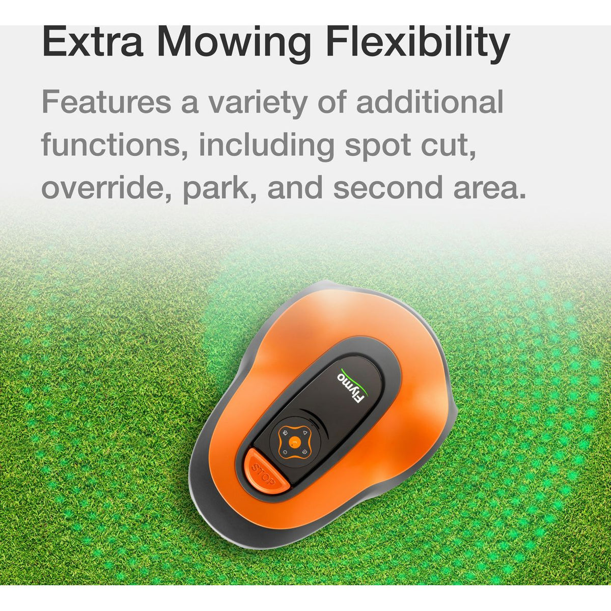 Flymo EasiLife GO 500 Robotic Lawn Mower - Black / Orange