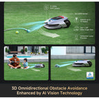 Dreame A2 Robotic Lawn Mower - Black / Grey