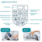 Lay-Z-Spa Helsinki Smart AirJet Plus™ Hot Tub - Nordic Wood Effect