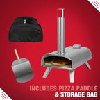 George Foreman BBQ Grill Top Outdoor Pizza Oven, Suitable For Gas or Charcoal BBQs - Stainless Steel