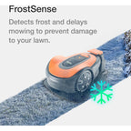 Flymo EasiLife GO 500 Robotic Lawn Mower - Black / Orange