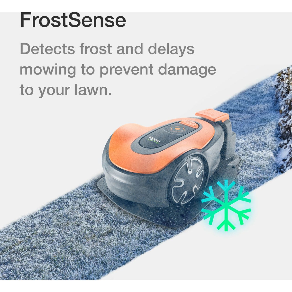 Flymo EasiLife GO 500 Robotic Lawn Mower - Black / Orange