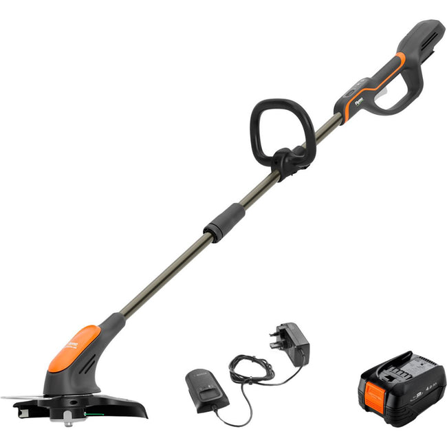 Flymo 18V UltraTrim 300 - Grass Trimmer - Orange Hover Image