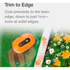 Flymo UltraLife 800 Robotic Lawn Mower - Sunset Orange