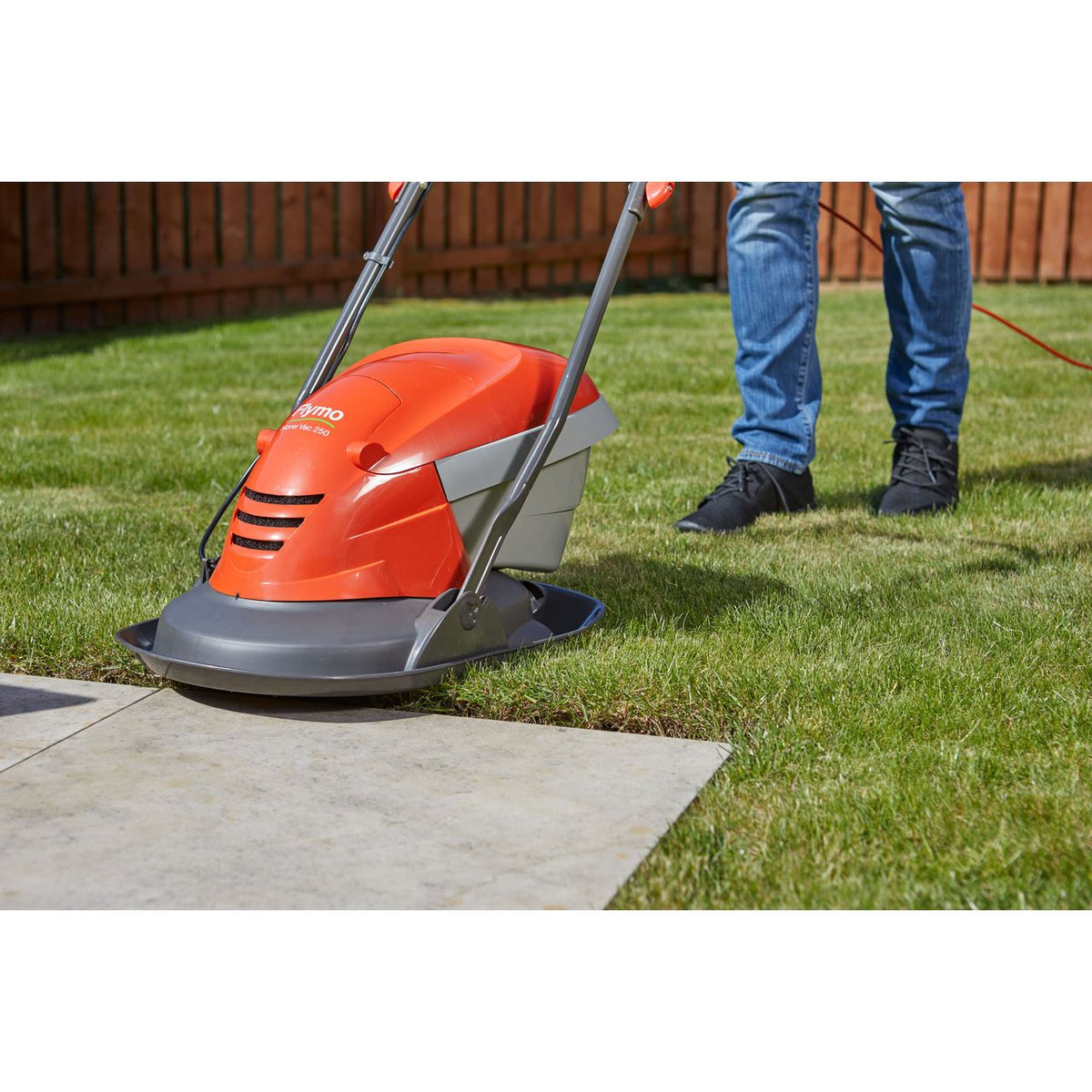 Flymo HoverVac 250 Corded Lawn Mower - Orange