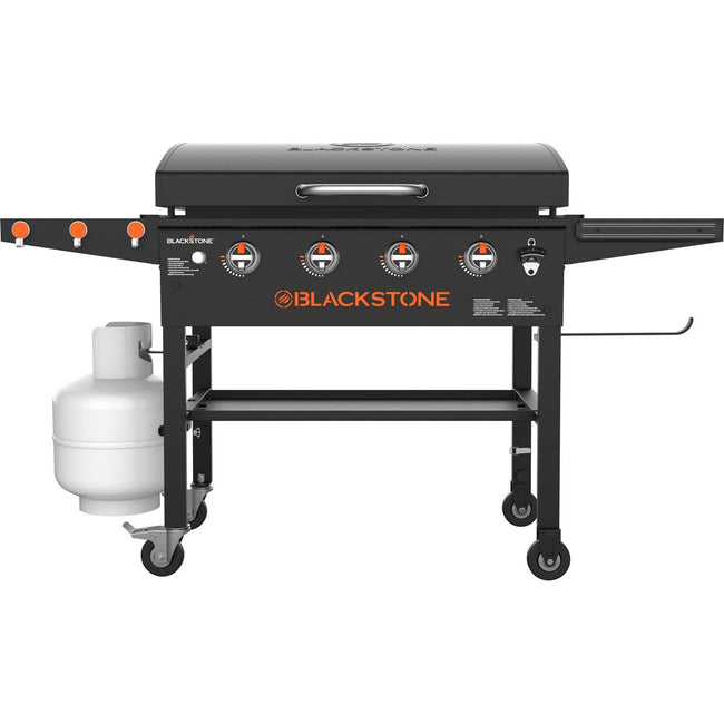 Blackstone 36in Griddle with Hood Gas Barbecue - Black Hover Image