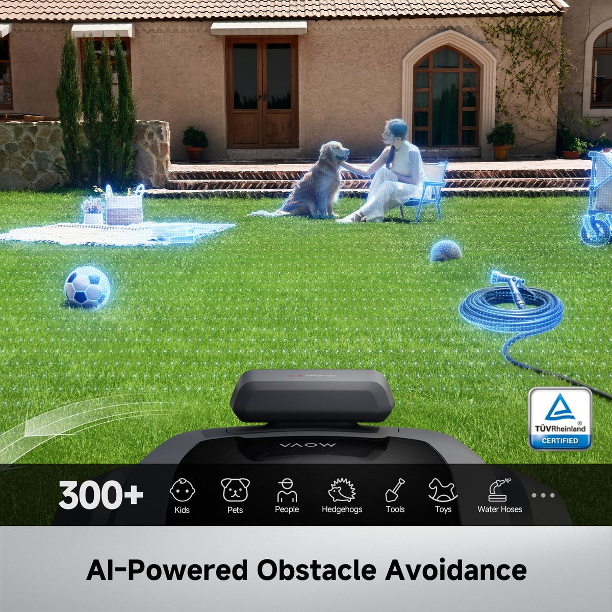 Mova ViAX 500 Robotic Lawn Mower - Grey