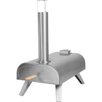 George Foreman BBQ Grill Top Outdoor Pizza Oven, Suitable For Gas or Charcoal BBQs - Stainless Steel