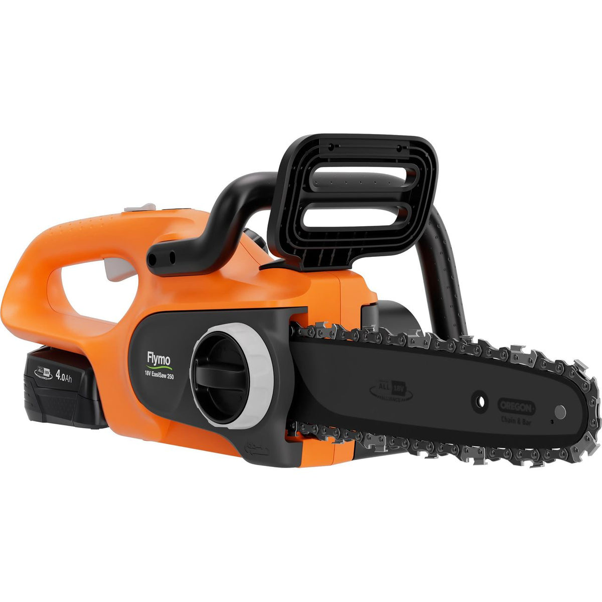 Flymo 18V EasiSaw 250 KIT 4.0 Chainsaw - Orange