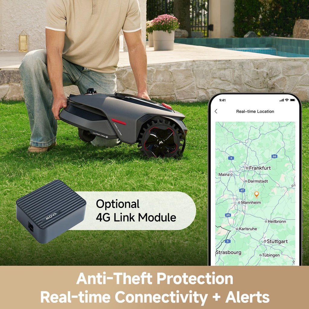 Mova LiDAX Ultra 800 Robotic Lawn Mower - Grey