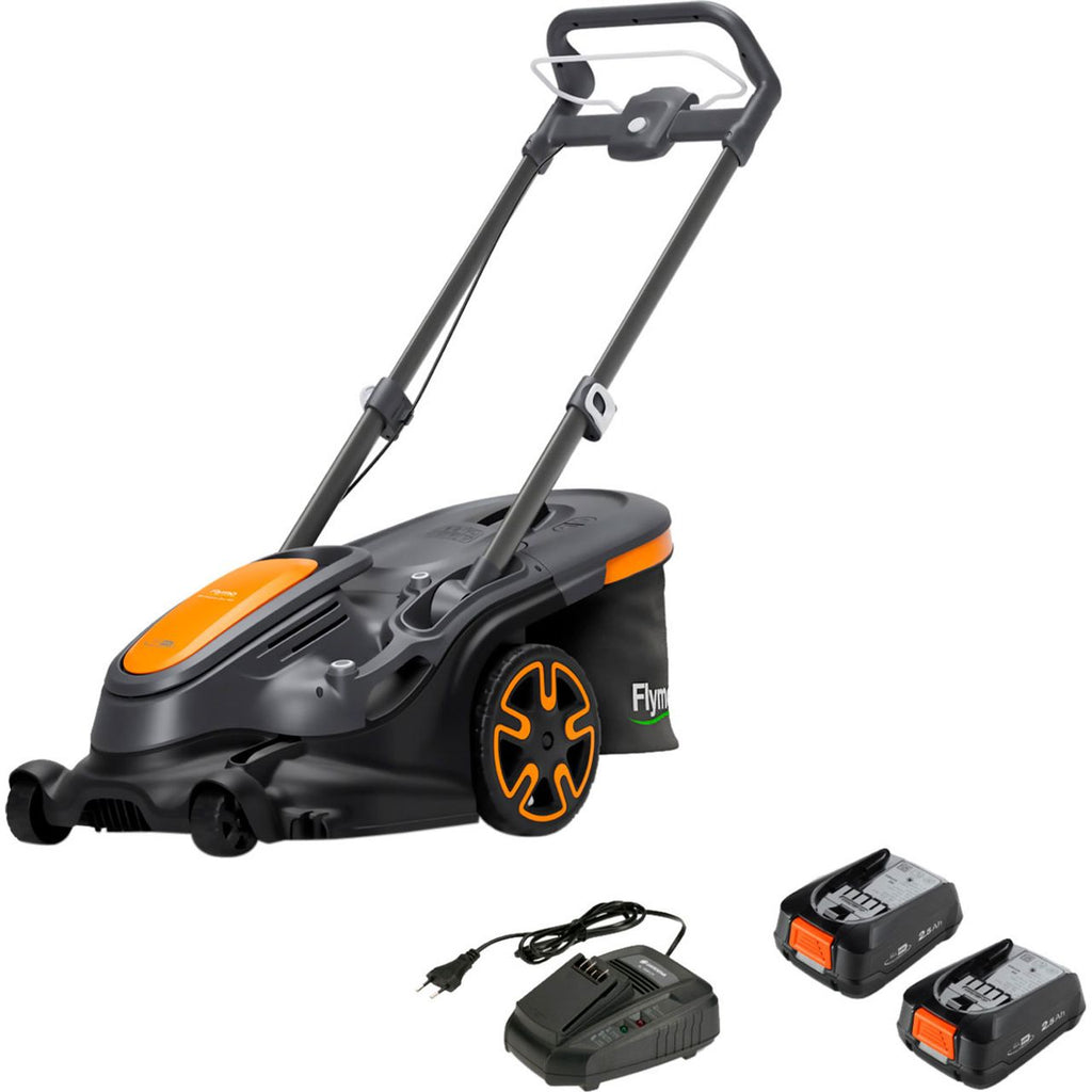 Flymo 36V UltraMow Duo 460 KIT 2.5 Cordless Lawn Mower - Orange