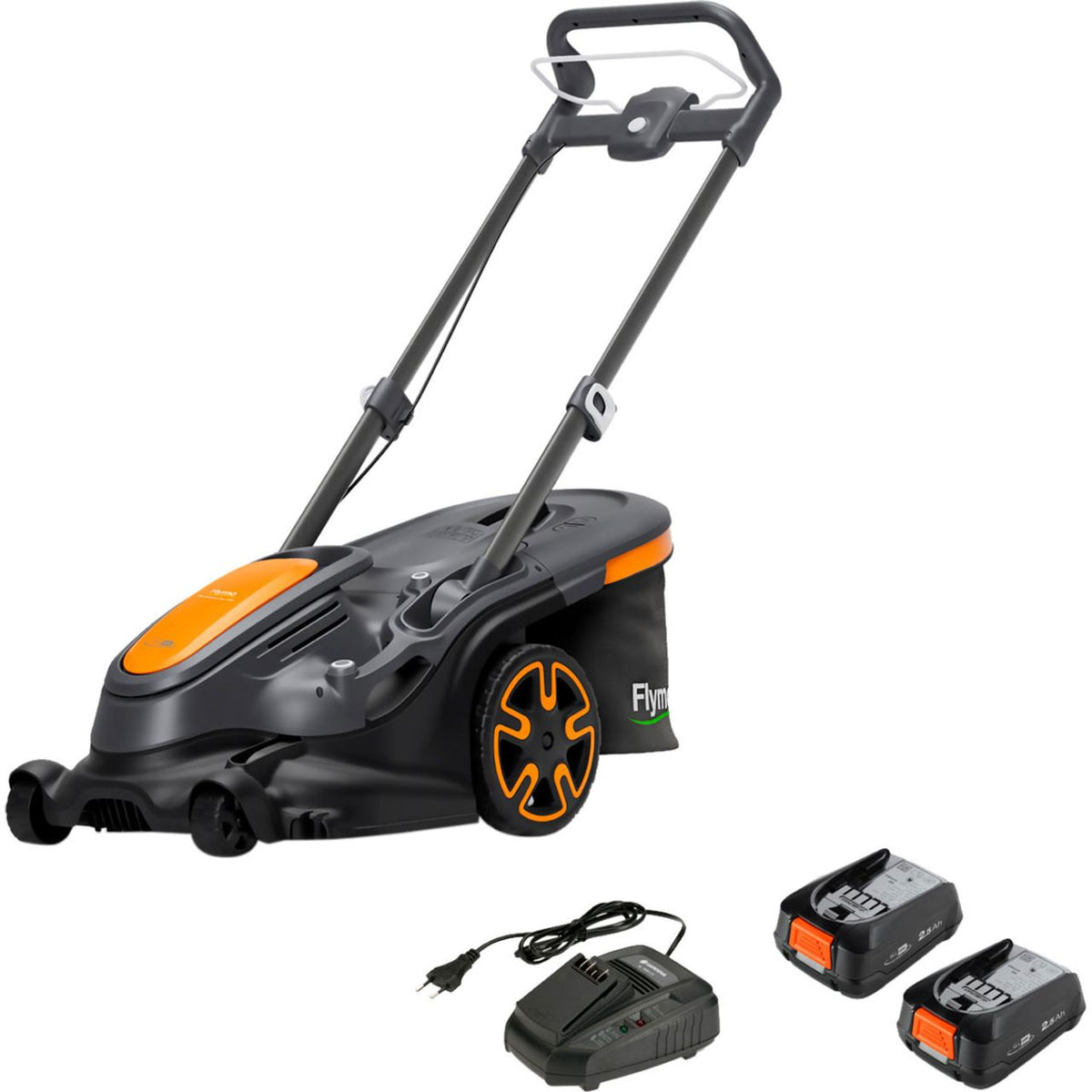 Flymo 36V UltraMow Duo 460 KIT 2.5 Cordless Lawn Mower - Orange