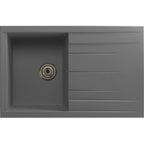 Rocklite Bredon 1 Bowl Inset Kitchen Sink - Grey