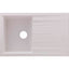 Rocklite Bredon 1 Bowl Inset Kitchen Sink - White